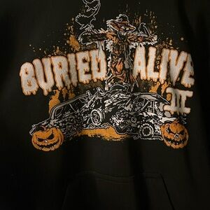 Derby hoodie. Never warn. Size small- pennant brand